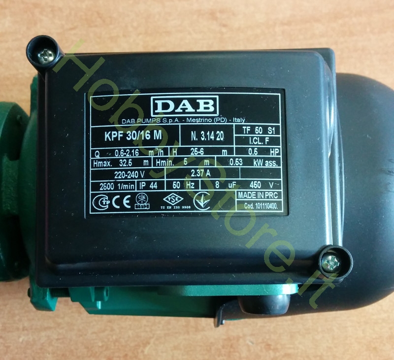 Elettropompa Dab KPF 30/16M a €69,00 IVA inc.