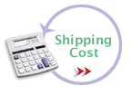 Click close to the item quantity in order to view the shipping costs for your Country.