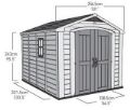 Picture of Casetta da giardino Factor 8 x 11 Keter