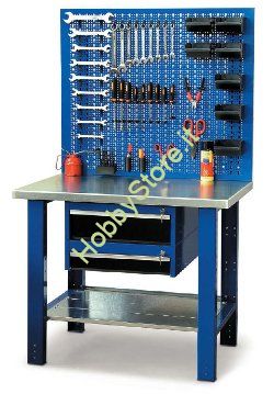 Picture of Banco da lavoro pianale in ferro 1000x700x910