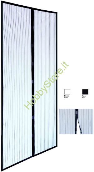Picture of Zanzariere A Strisce nere  cm.120x240