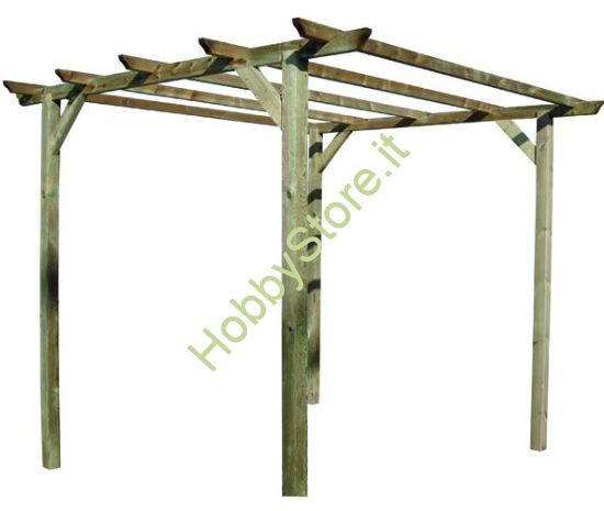 Picture of Pergole Legno Blinky Mod. Glicine cm.300x300