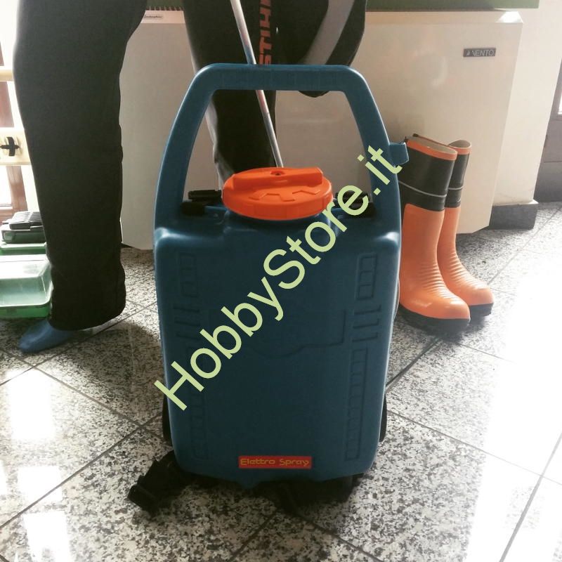 ORIGINALE VOLPI POMPA A ZAINO/SPALLA IRRORATRICE Mod.81SF OTTONE 12 Lt - Foto 4