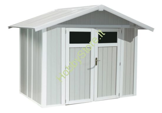 Picture of Casetta da giardino Utility 5 grigio/azzurro Grosfillex