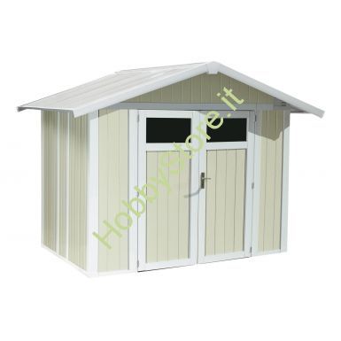 Picture of Casetta da giardino Utility 5 grigio/verde Grosfillex