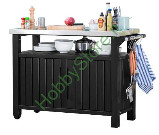 keter bbq large contenitore tavolino