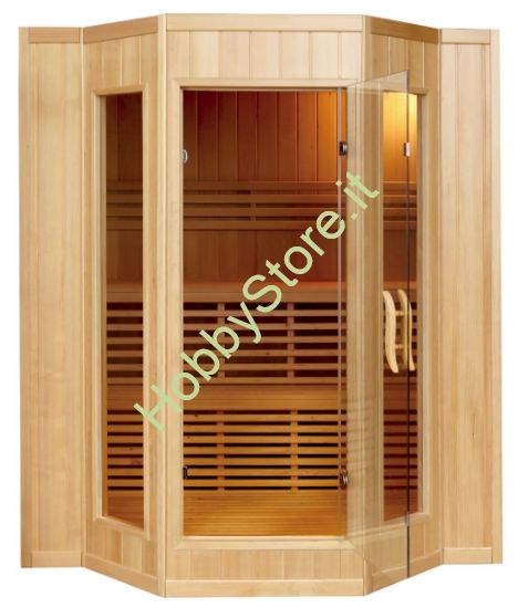 Sauna tradizionale finlandese PR-S04 per 4 persone