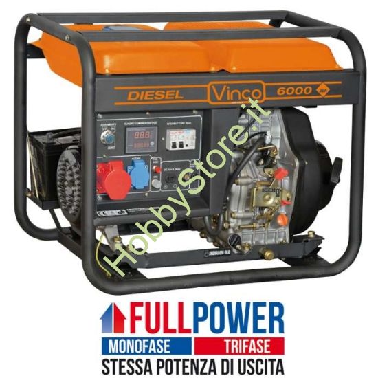 generatore diese mono e trifase full power