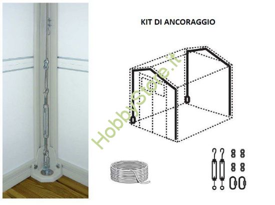Kit di ancoraggio al suolo Grosfillex