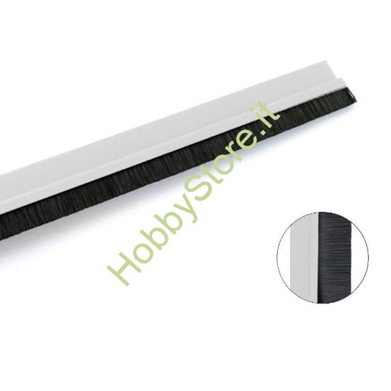 Paraspifferi adesivo 1m color Trasparente