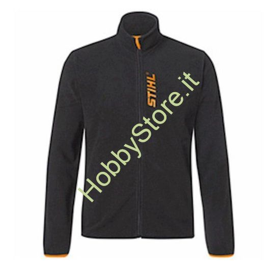 Giacca nera in pile Stihl