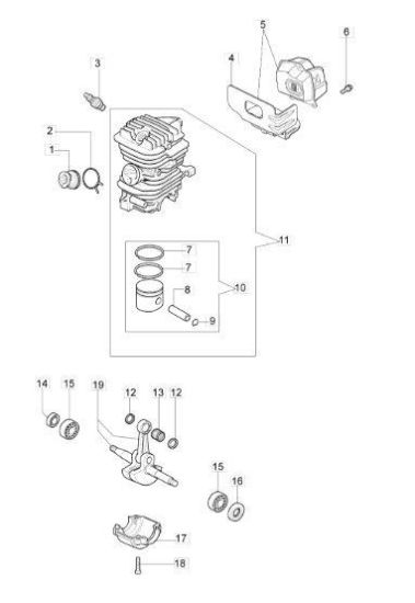 Motore per GS 410 CX