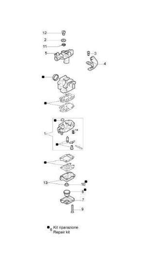 Carburatore WYK 176A per BV 162