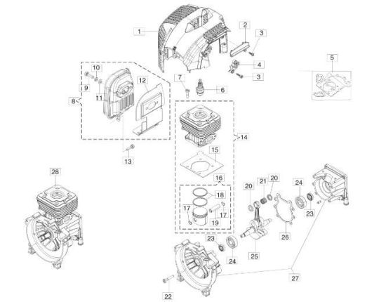 Motore BC 350 S