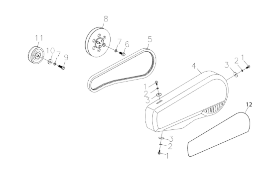 Cofano per MH 198 RK (K800 HC)