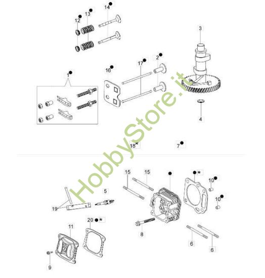 Testa e Valvole G 44 PK Comfort Plus