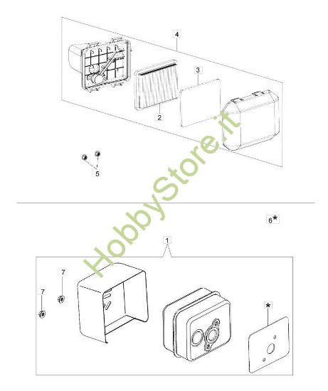Filtro Aria e Marmitta G 44 TK Comfort Plus Trazione