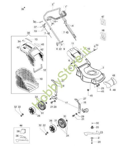 Esploso completo G 48 PK Comfort Plus