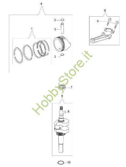 Albero e Pistone G 48 PK Comfort Plus