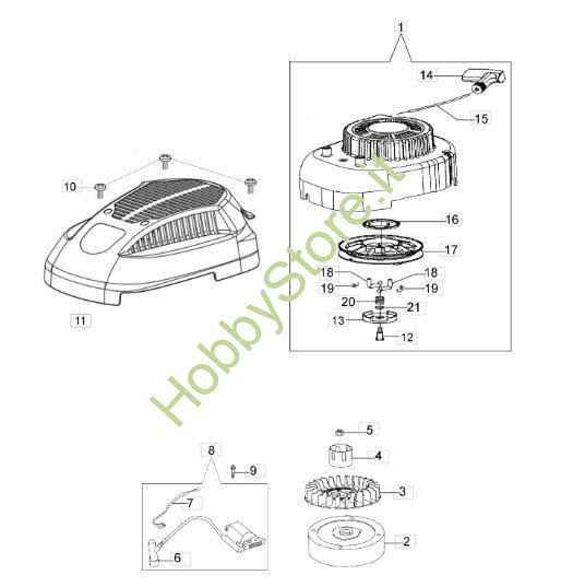 Avviamento e Volano G 48 PK Comfort Plus