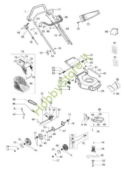 Esploso completo G 53 TK Comfort Plus Trazione