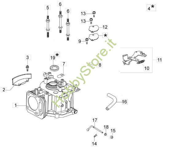 Picture of Cilindro e Basamento rasaerba G 48 TK All Road Plus 4