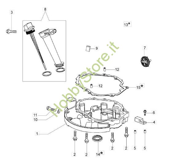 Picture of Coperchio Basamento rasaerba G 53 Tk Comfort Plus