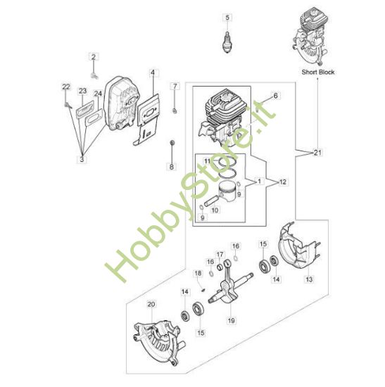 Motore Soffiatore BV 300