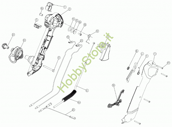 Impugnatura Comandi V1200