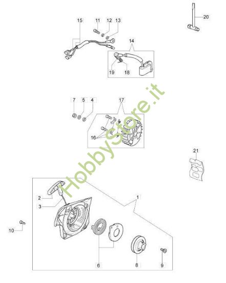 Gruppo avviamento per GS 370