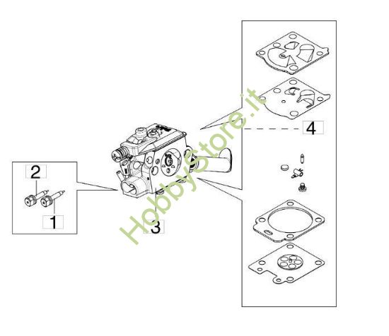 Carburatore WT-1163 per GST 250