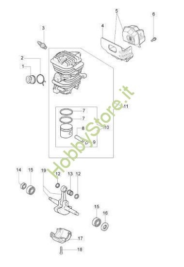 Motore per GS 410 CX