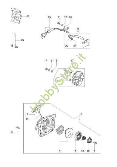 Avviamento completo per GS 410 CX