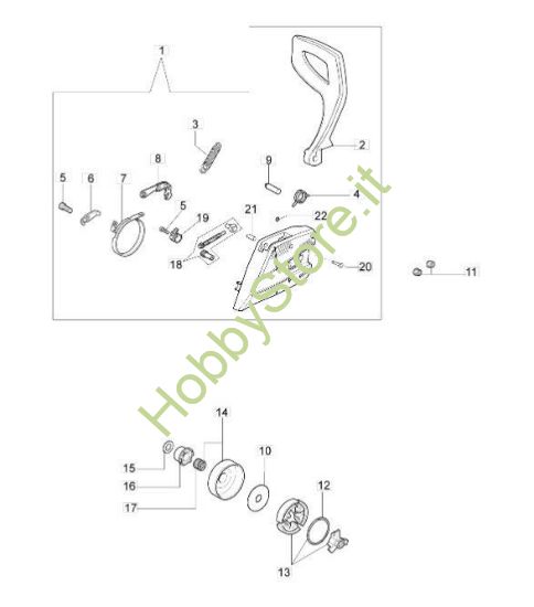Frizione e freno per GS 440