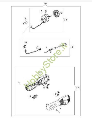 Motore elettrico matricola 313 per TR 61 E