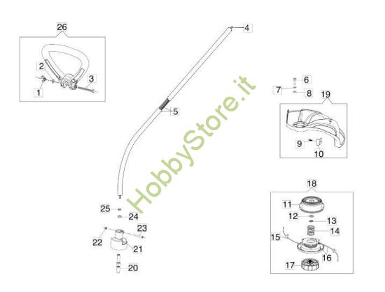 Trasmissione per TR 61 E