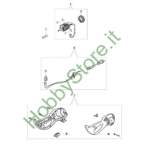 Motore elettrico matricola 309 per TR 91 E