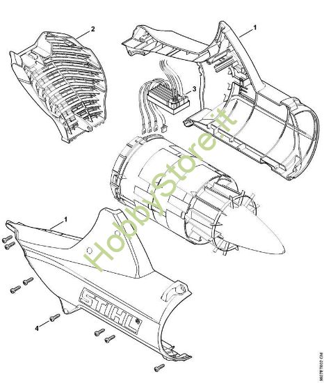 Carter modulo elettronico Bga 85