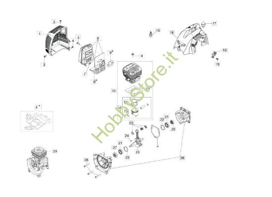 Motore per BC 270 S (Ø 26)