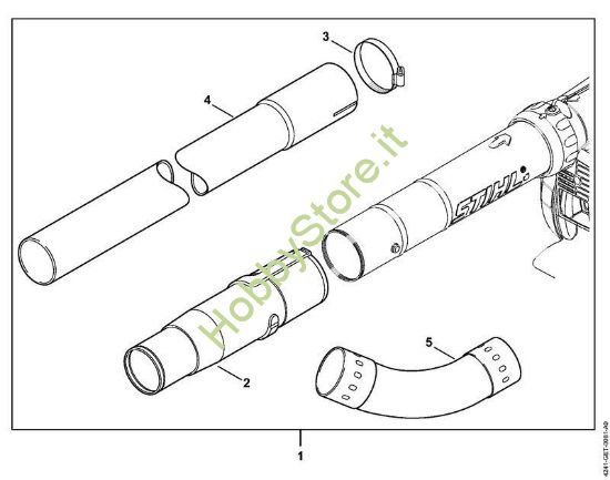 Dispositivo pulizia grondaia Bg 86