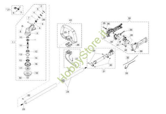 Trasmissione per BC 350 S