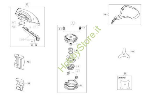 Accessori per BC 350 S
