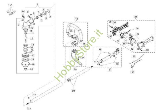 Trasmissione per BC 400 S