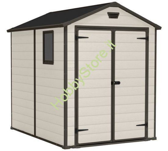 Casetta da giardino Manor Beige 6 x 8 Keter
