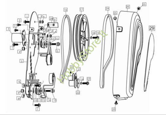 Gruppo per motozappa MH 175 RK (K800 HT)