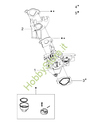 Carburatore per MH 175 RK (K800 HT)