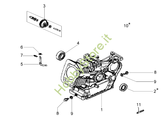 Basamento per MH 198 RK (K800 HC)