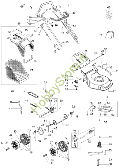 Esploso completo G 48 TK Comfort Plus Trazione