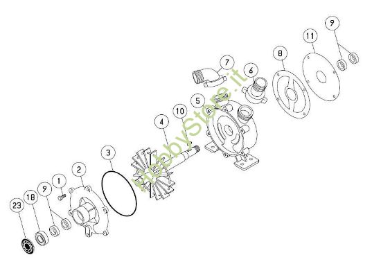 Kit Riparazione Pompa Nautic
