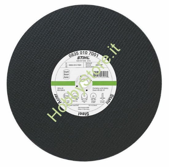 Disco Stihl resinoide per asfalto K-DG